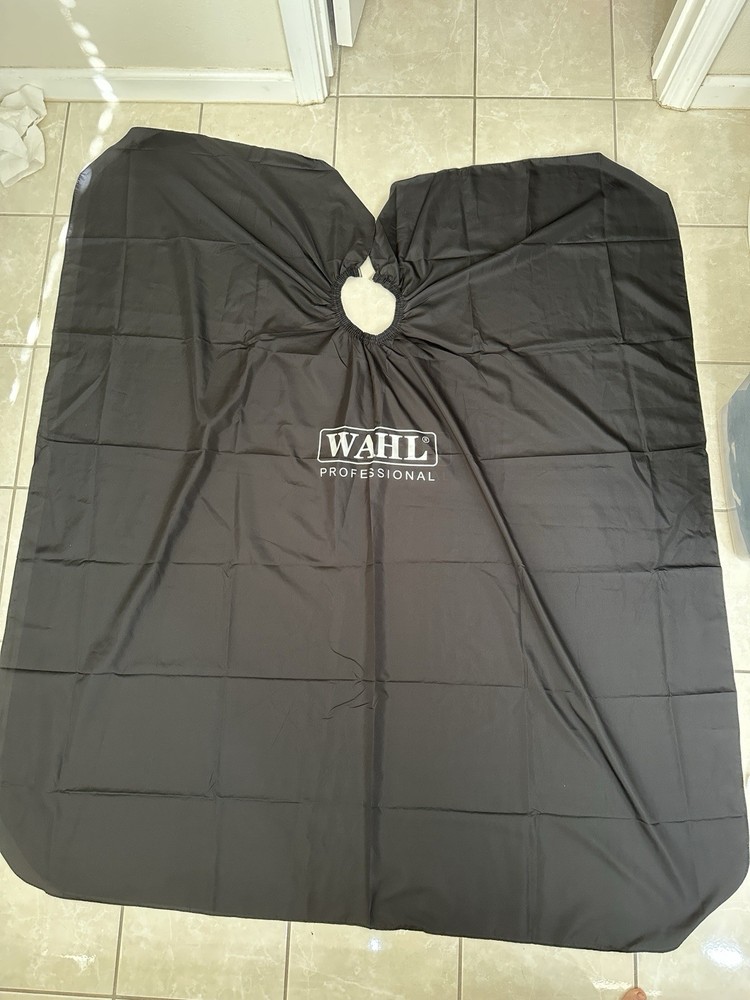 Wahl Professional Black Barber Salon Cape