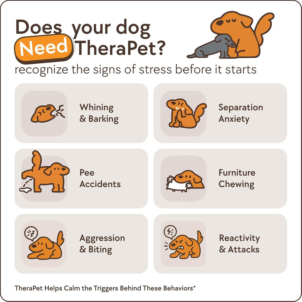 60-Day Dog Calming Diffuser - for Stress, Destructive Behavior, Pee Accidents, S