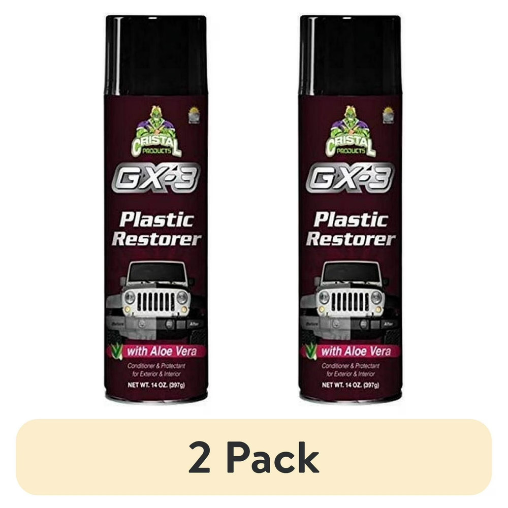 Cristal Products GX-3 Plastic Restorer (2 pack)