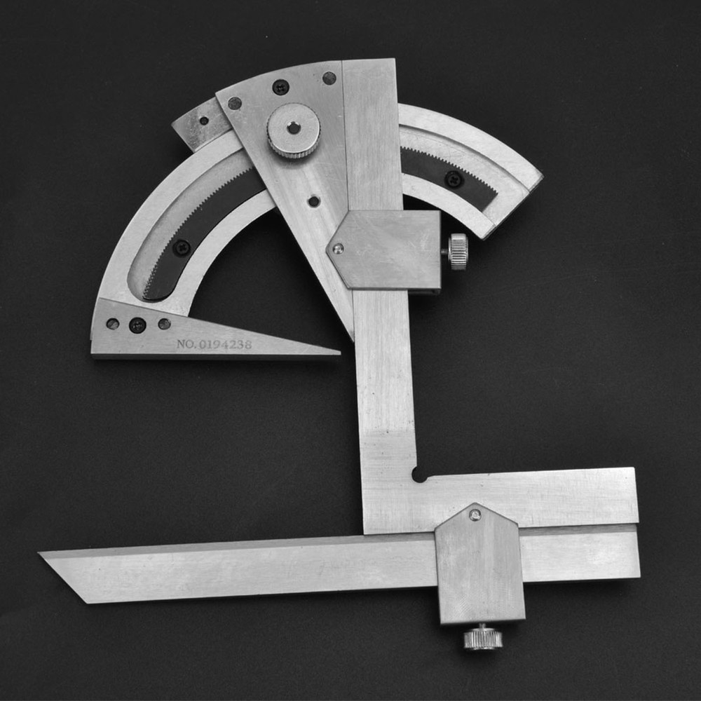Universal Bevel Protractor 0-320° Angle Measuring Ruler Tools