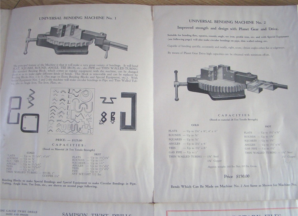 Early 1900's Sampson Tools Catalog New York City
