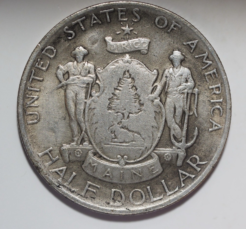 1920 Maine Centennial Silver Commemorative Half Dollar - 50C