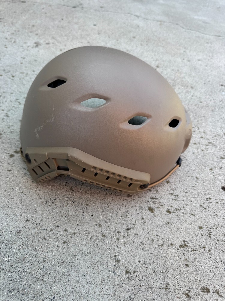 Tactical Airsoft Tan Fast Helmet Size Large