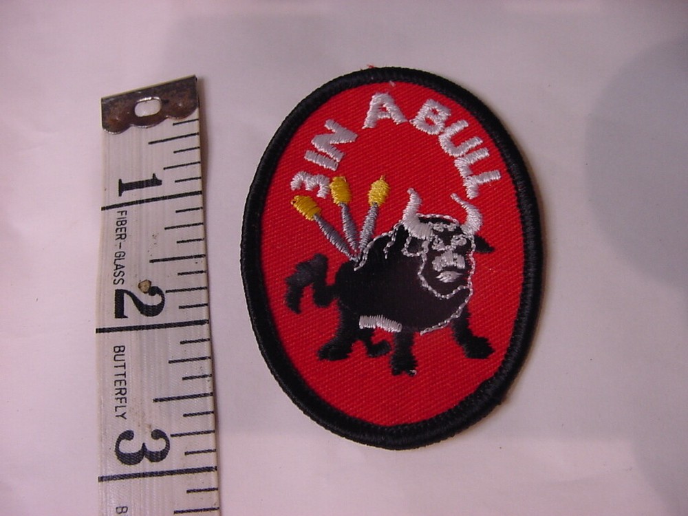 VTG PATCH - DARTS 3 IN A BULL