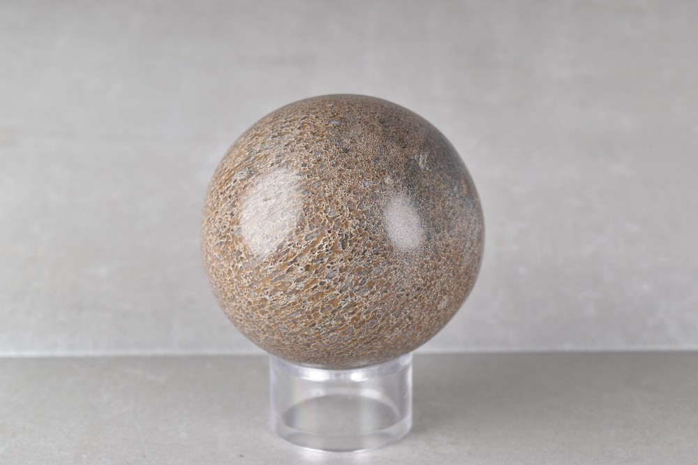 Dinosaur Bone Sphere from Morocco 7.6 cm # 20121