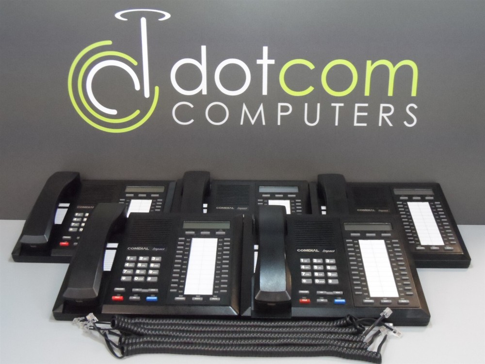 Comdial Impact Lot 5x 8024S-GT Office Black Display Phone 8024S-GT 8024