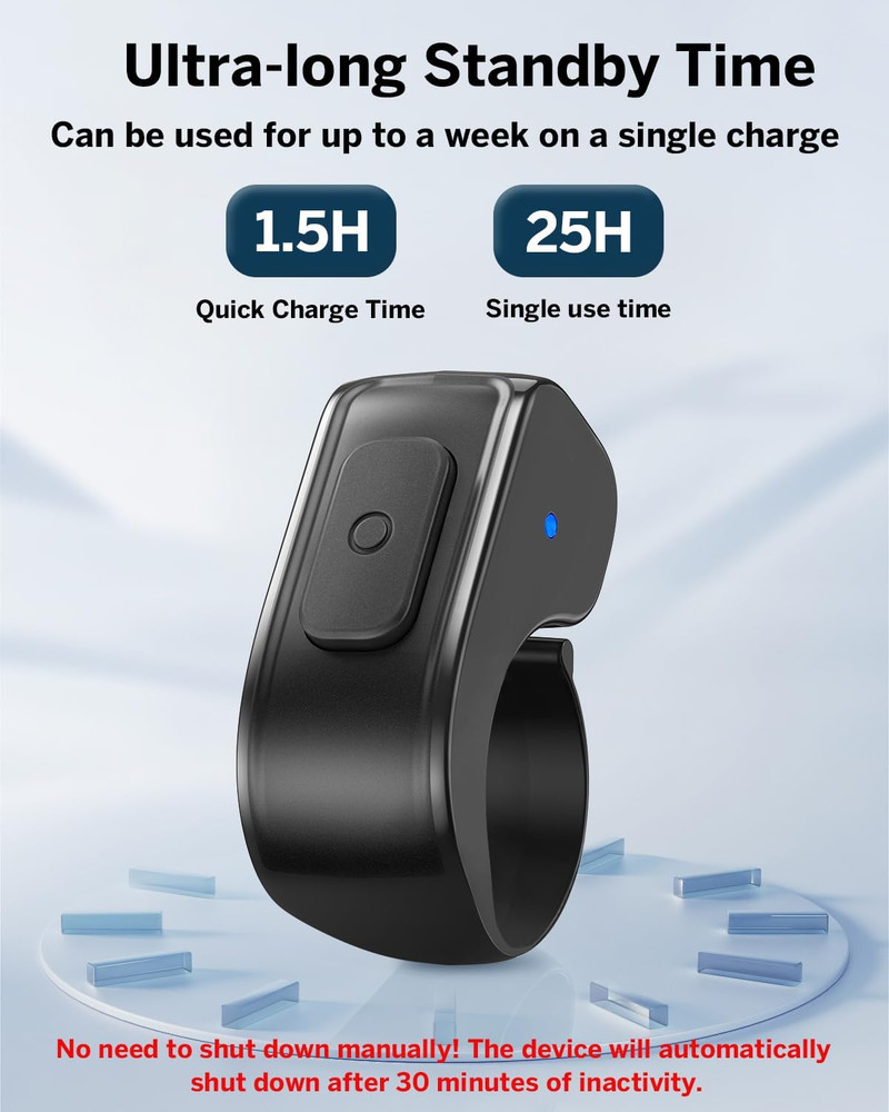 Wireless Kindle Page Turner Remote Control Clip for eReader iPad Tablet