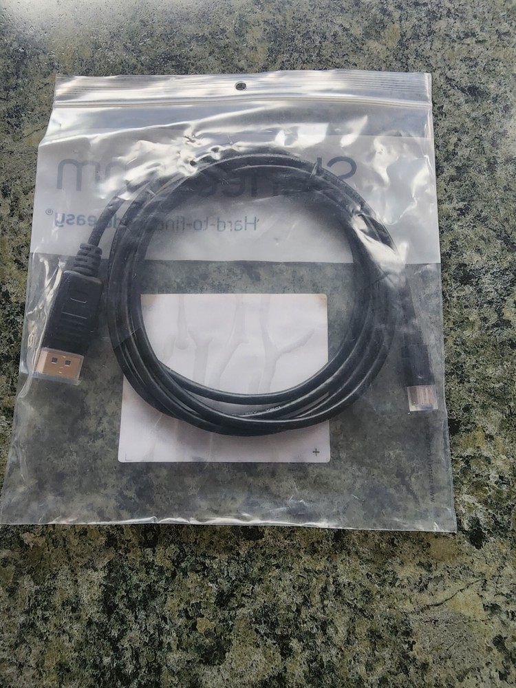 NEW 6 ft/1.8m StarTech DisplayPort to DisplayPort Computer Video Cable