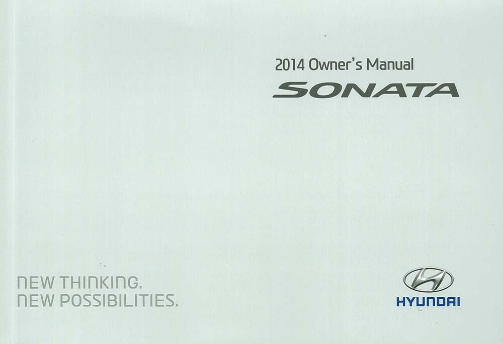 2014 Hyundai Sonata Owner's Manual