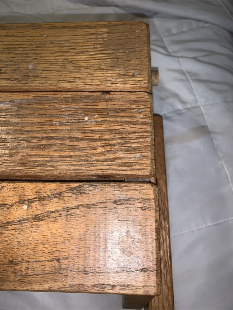 Foot Stool Bathroom Kitchen Step Stool Seat Bench Childrens Vintage.