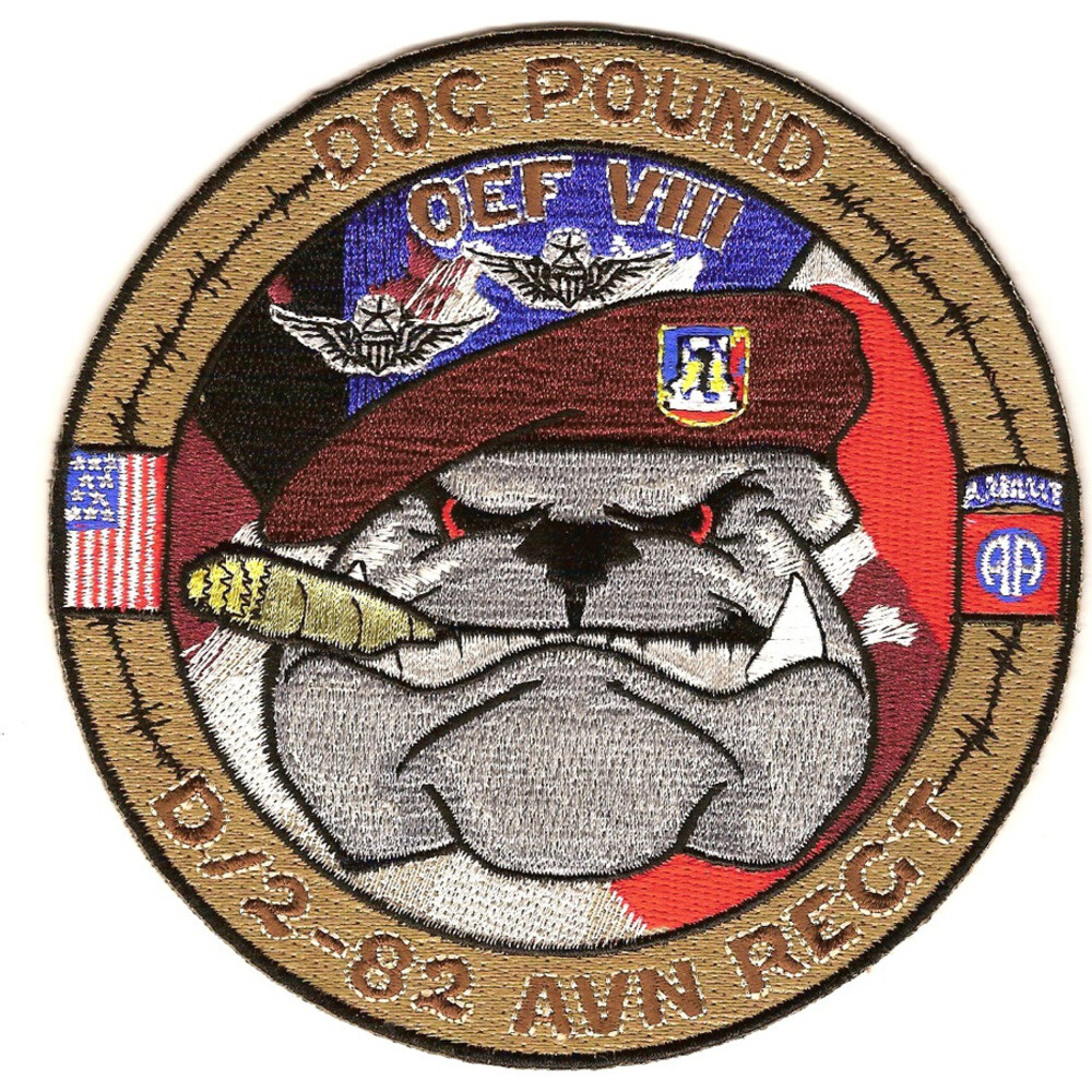 2nd Squadron 82nd Aviation Regiment D Company Patch
