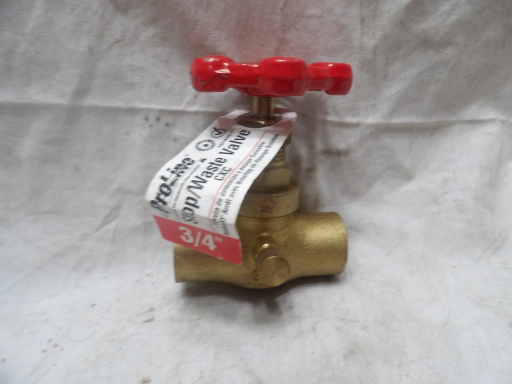 ProLine Stop/Waste Valve CXC 3/4"