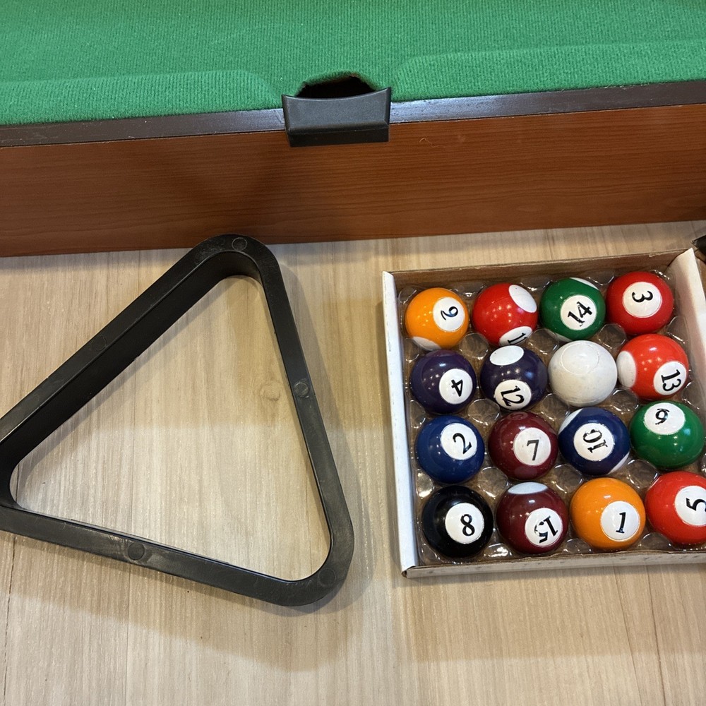 Mini Table Top Pool/Billiards Table with Accessories - Game
