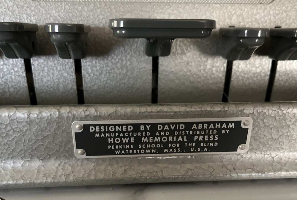 Perkins Brailler by David Abraham