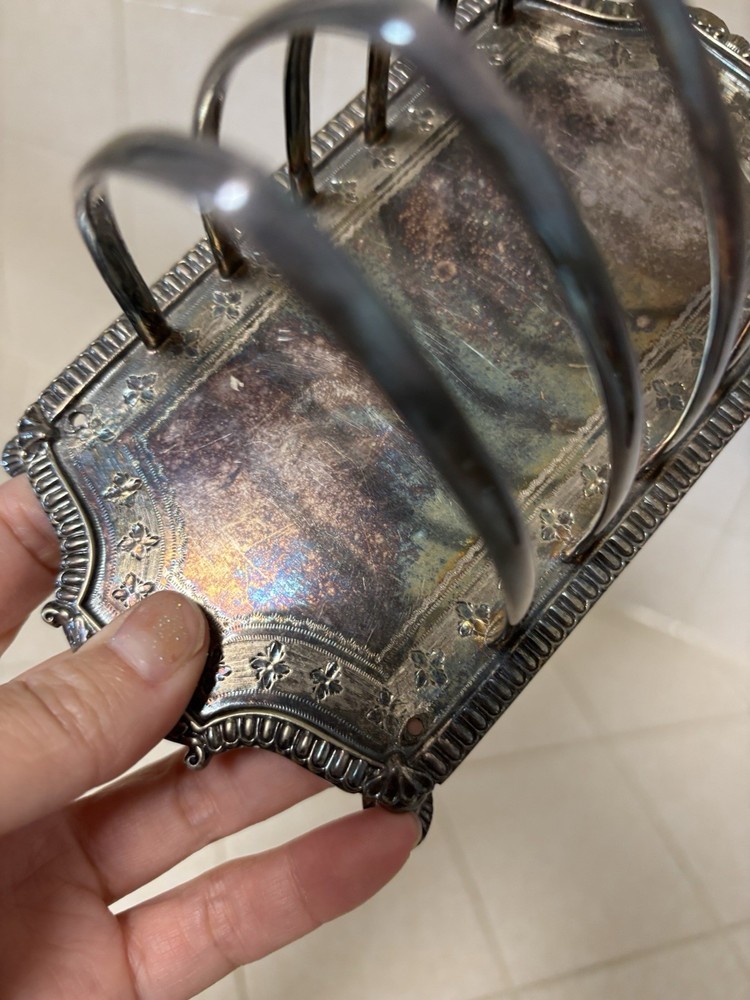 Benetfink & Co. Silver plated Toast Rack