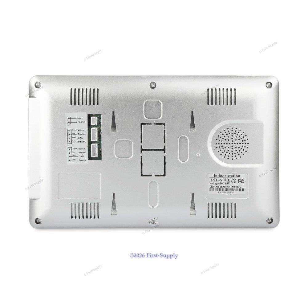 7" Video Door Phone Intercom System Electric Lock Supported for Home Security