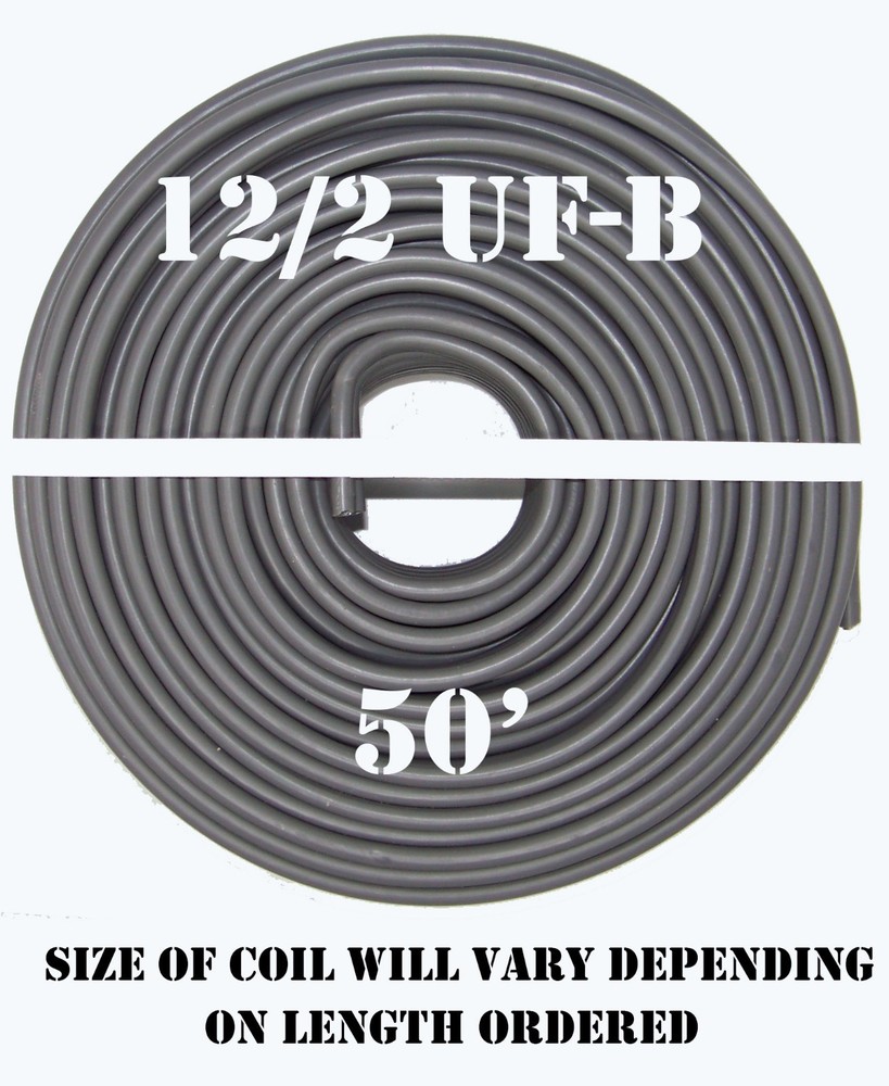 Cable Cabana 12/2 UF-B x 50' Underground Feeder Cable