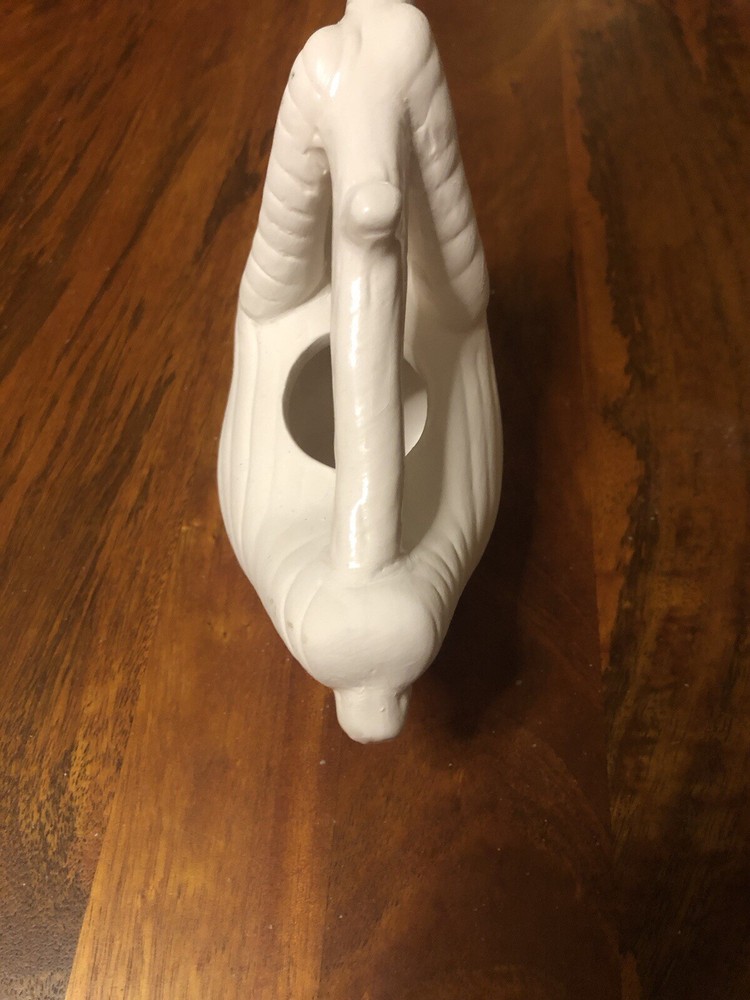 Adorable White Ceramic Sloth Planter