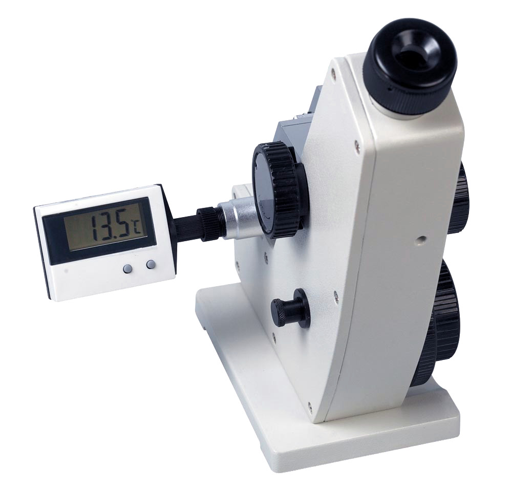 Digital Abbe Refractometer Monocular Abbe Refractometer with 1.3000-1.7000nD