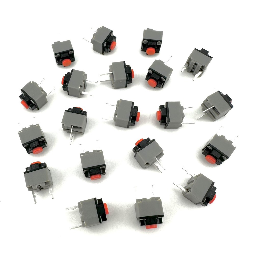 Kailh Silent 6*6*7.3 Square Tactile Mute Mouse Micro Switch 20 Pieces