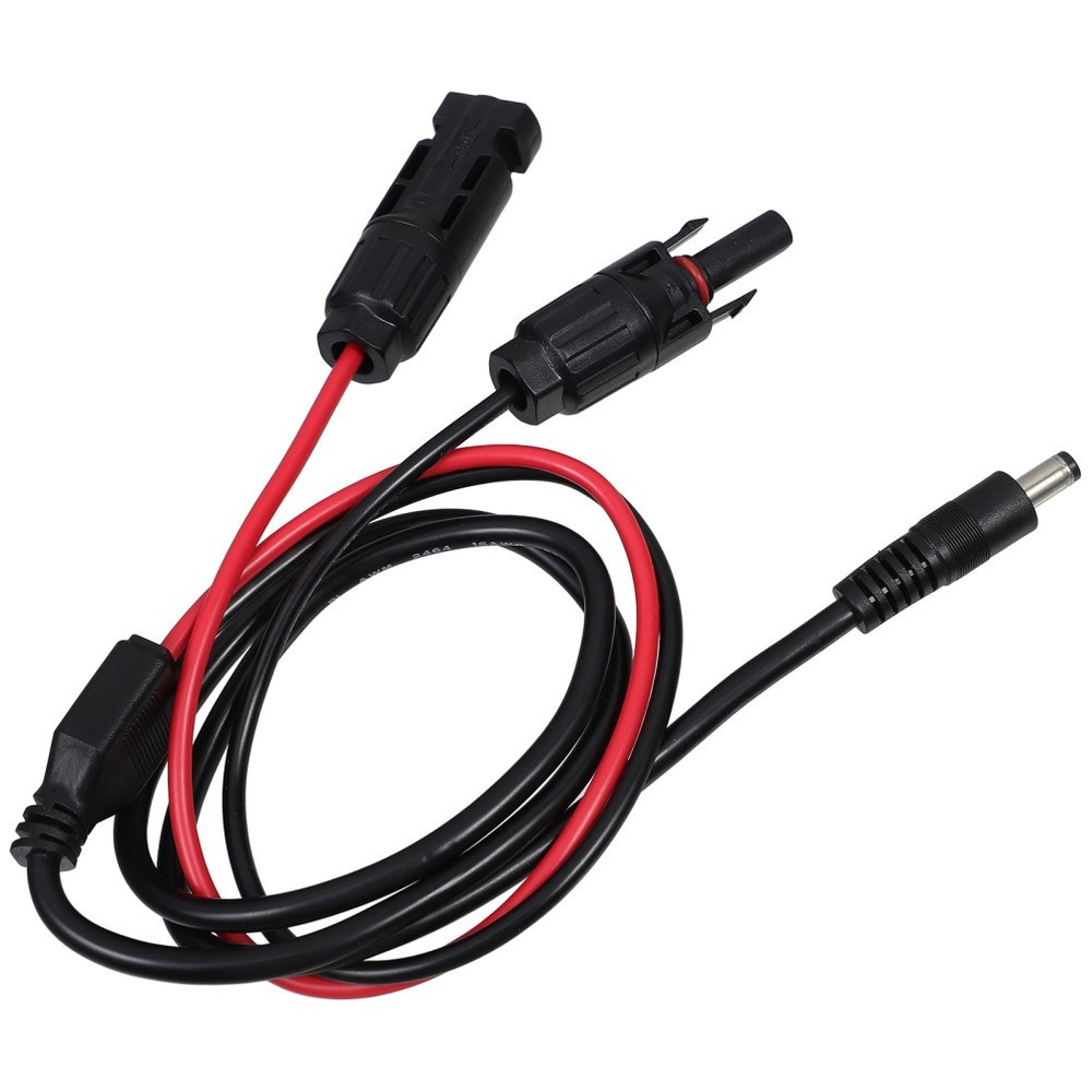 Solar Panel Plug to DC 5.5mm Adapter Cable Solar Panel Connector Solar Panel