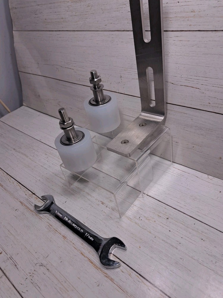 Gate Roller Guide Adjustable Sliding Gate Nylon Roller 1 5/8'' with L Shaped