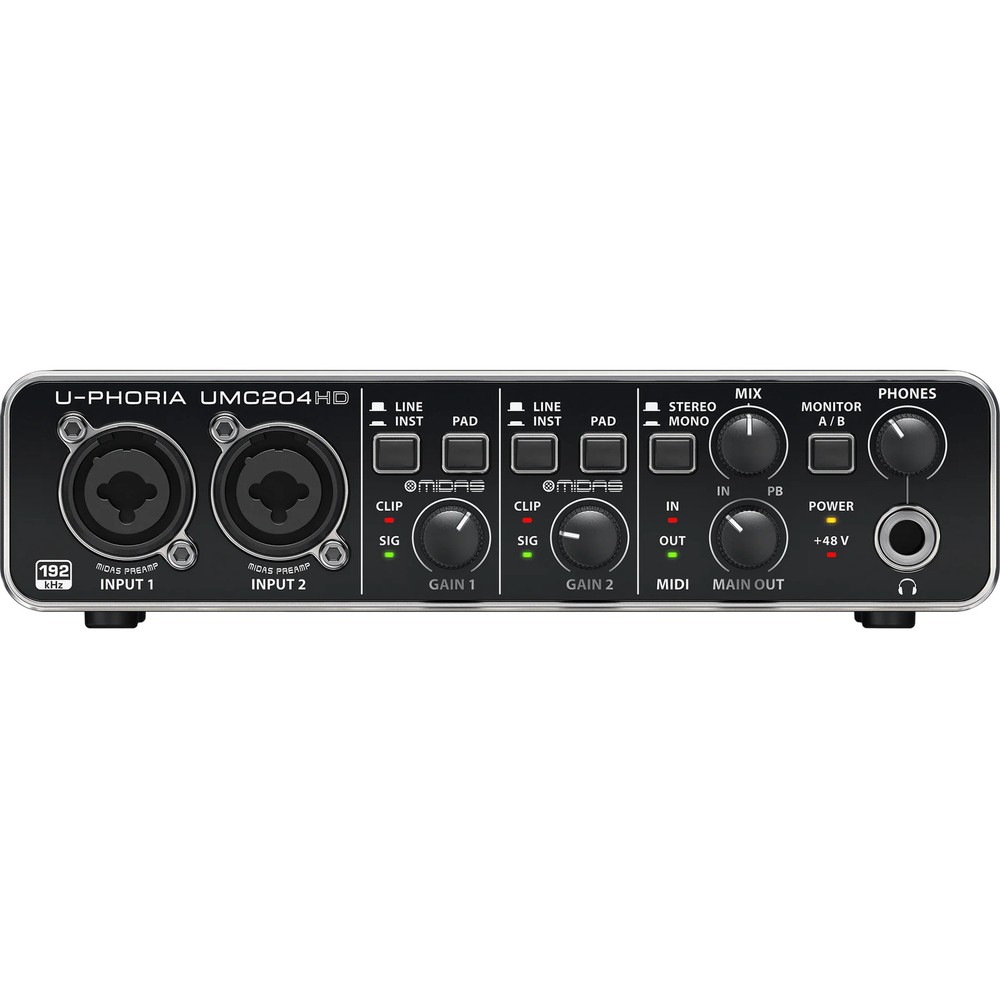 Behringer U-PHORIA UMC204HD USB 2.0 Audio Interface