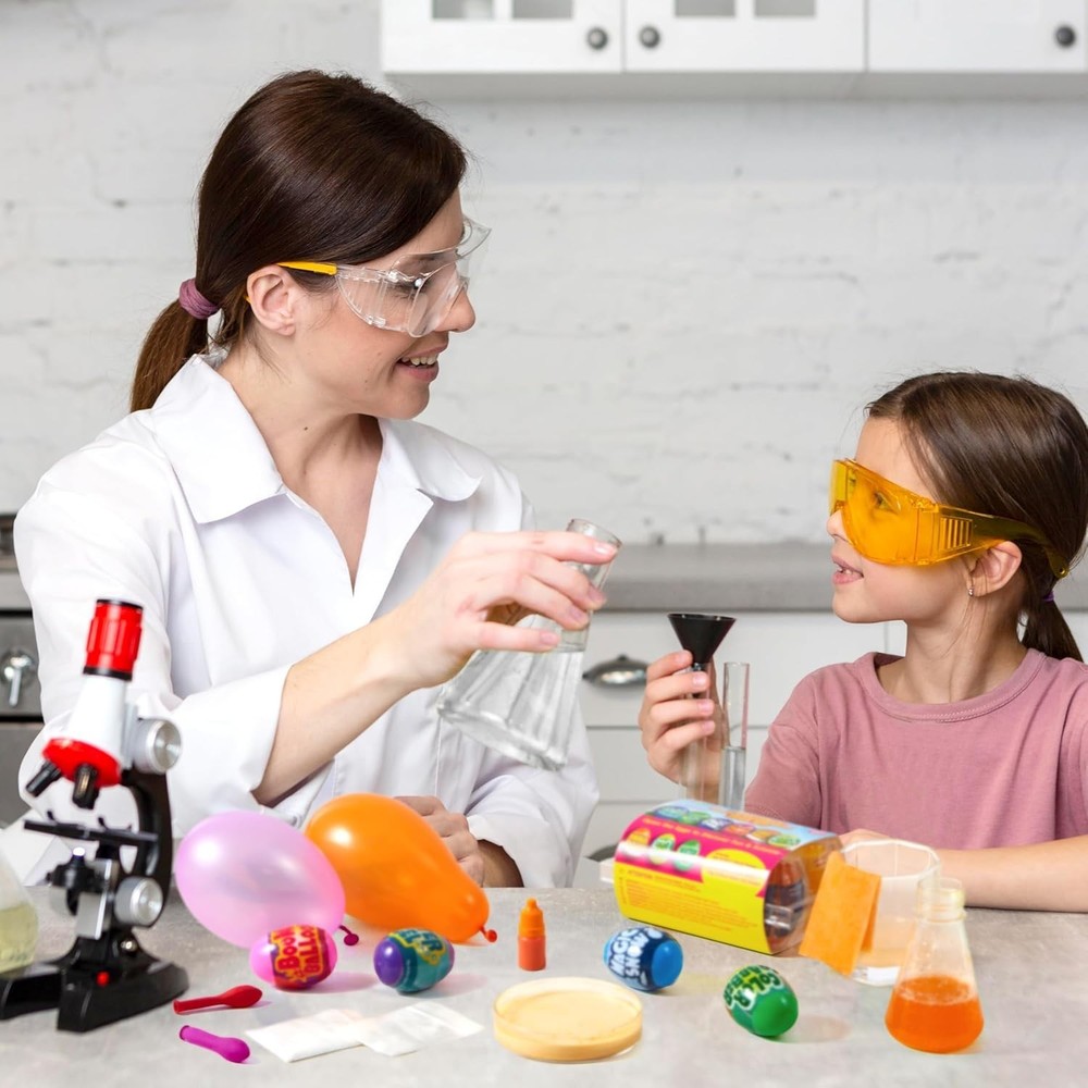 6 Prefilled Easter Eggs with Science Toys - Fun Educational STEM Activity