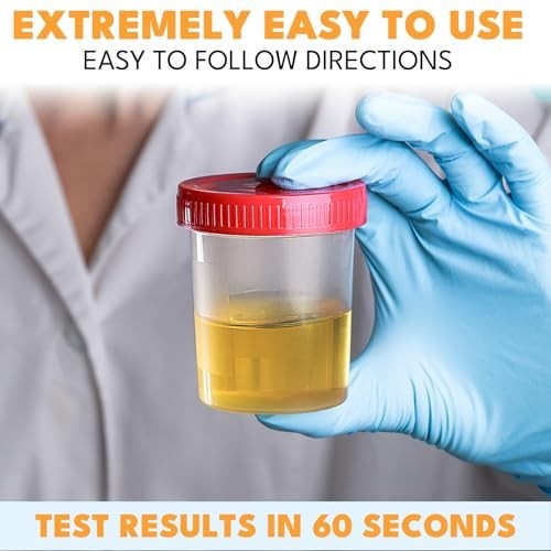 120 Urinalysis Test Strips for UTI Detection, LEU, PRO, KET - Fast Home Testing