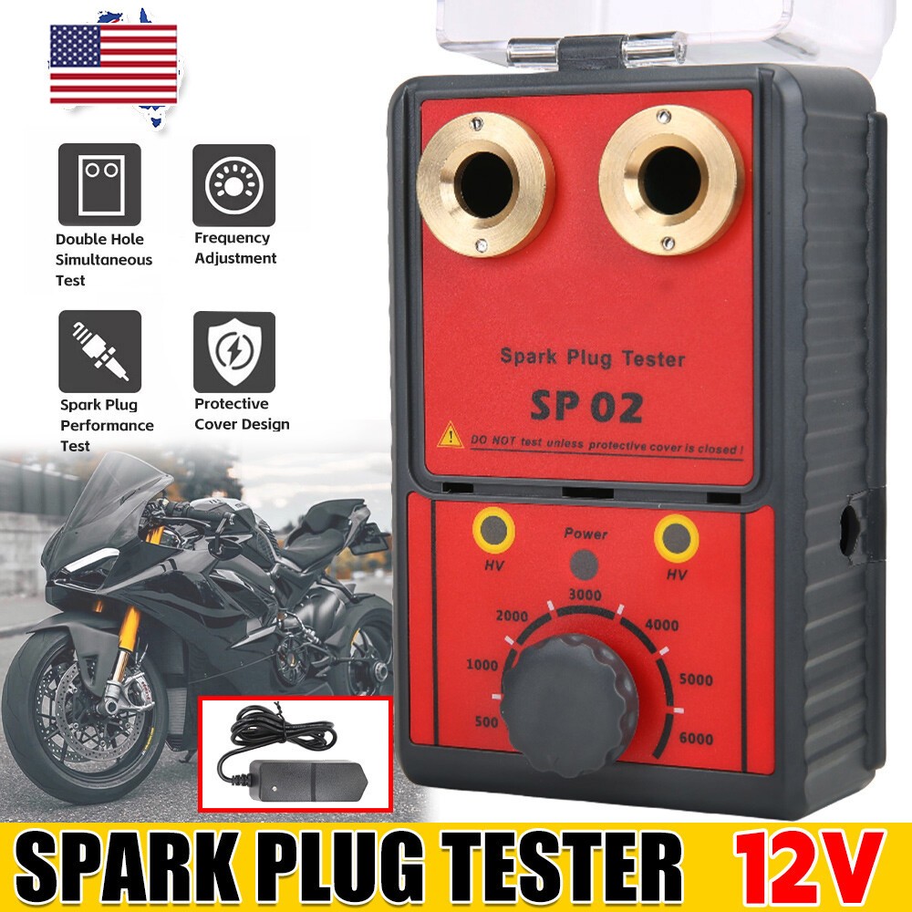 Car Gasoline Spark Plug Tester Auto Ignition System Tester Diagnostic Test Tool