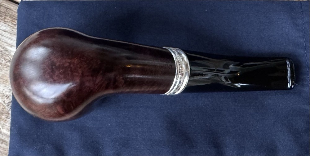 Savinelli Trevi Smooth Bent Billiard (616 KS) 6mm Filter Pipe - New
