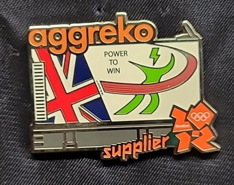 2012 LONDON AGGREKO OLYMPIC PIN
