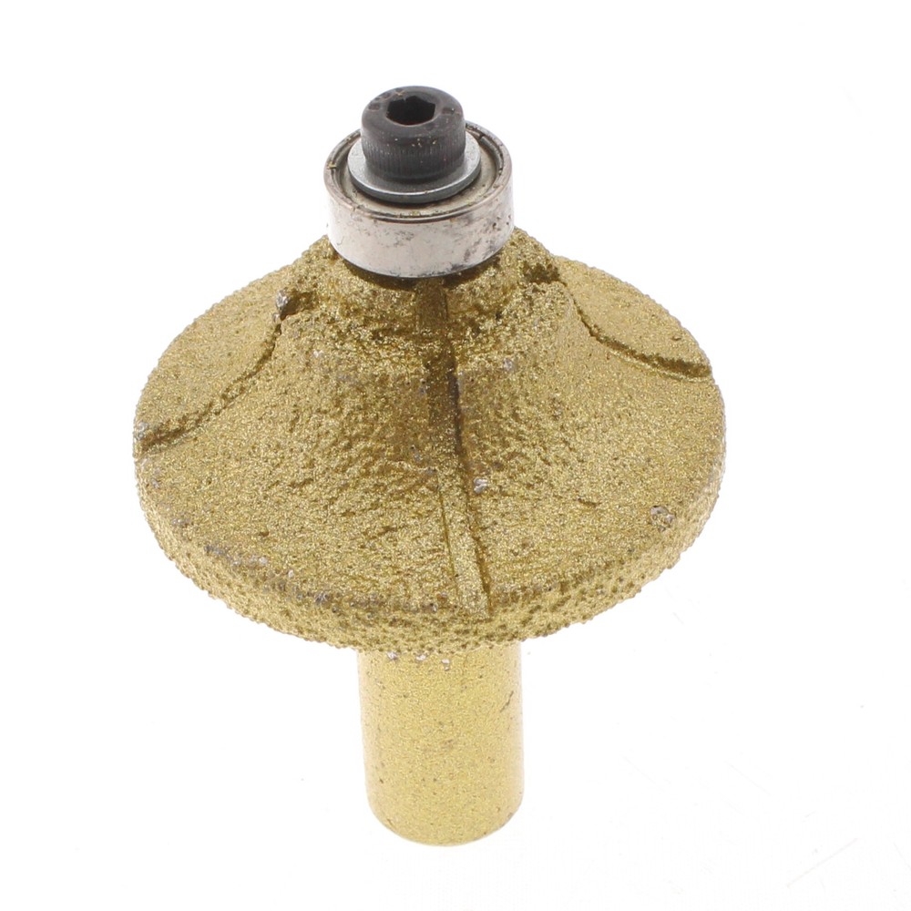 60 Grit 42mm Diamond BRAZED Wheel Router Bit