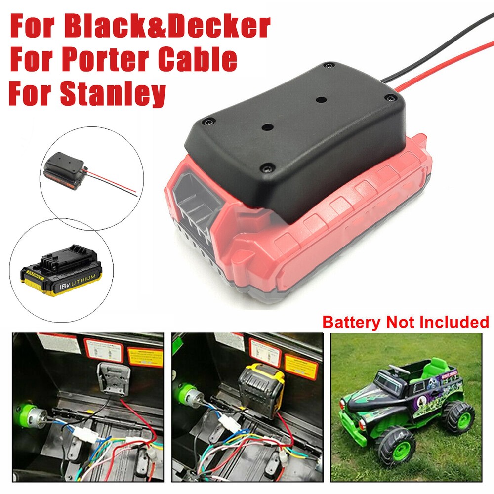 For Black&Decker/For Porter Cable/For Stanley Battery Dock Power DIY Adapter