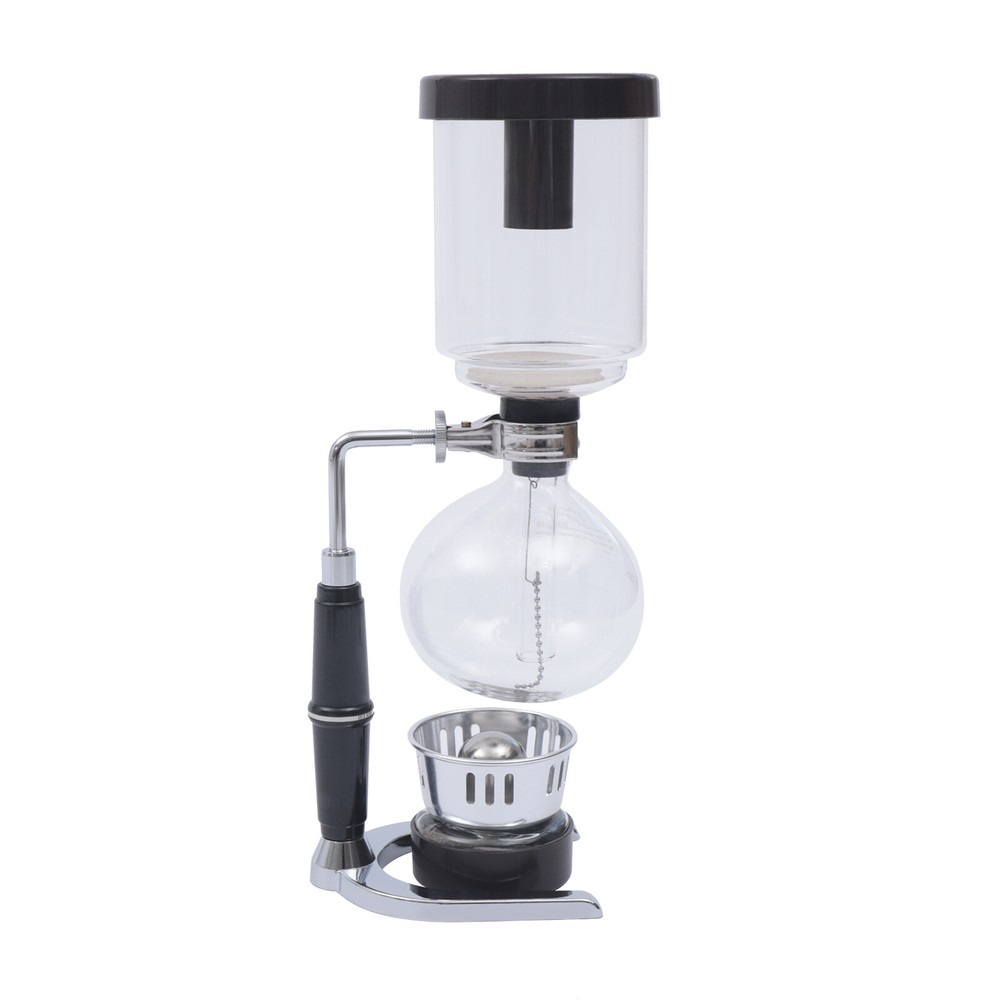 Handcrafted 5-Cup Siphon Coffee Maker with Durable Borosilicate Glass