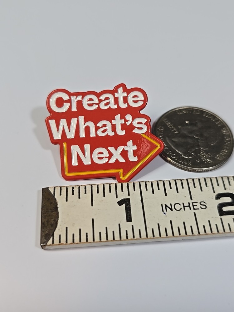 Create What's Next Lapel Pin