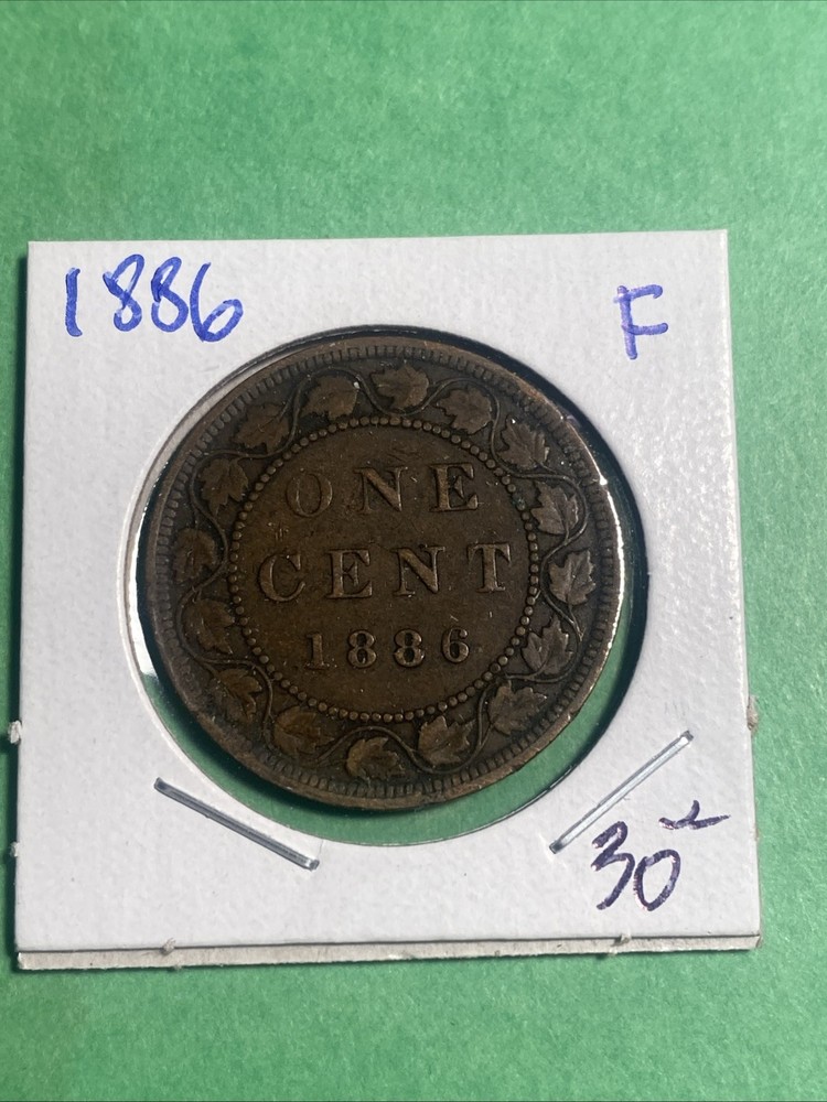 1886 Canada 1 Cent Fine