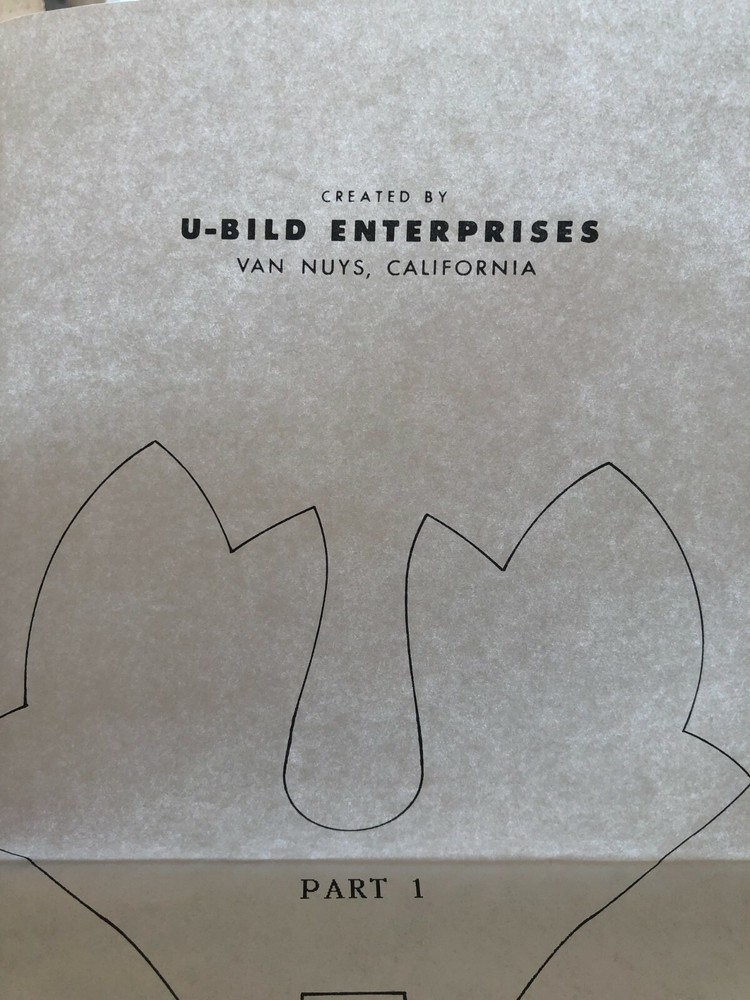 U-Bild Woodworking Project Instructions Pattern Pull-Apart Reindeer Plan No 819