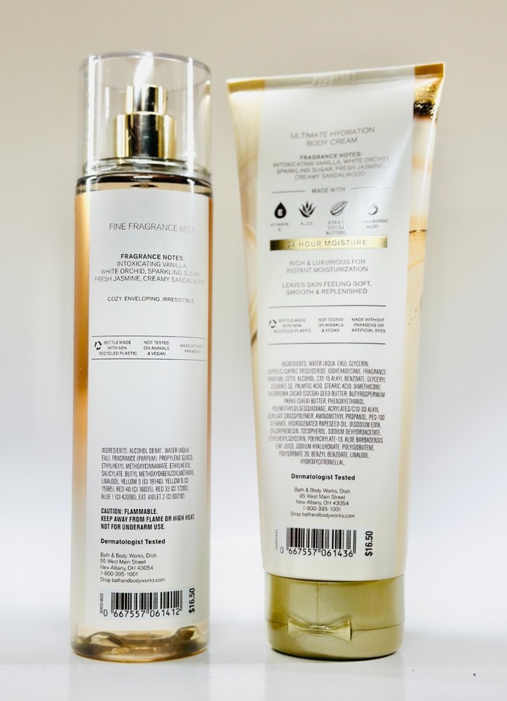WARM VANILLA SUGAR ~ 2PC GIFT SET ~ Bath & Body Works ~