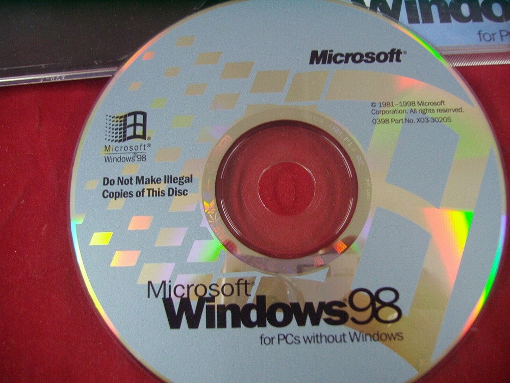 MICROSOFT WINDOWS 98 FULL RETAIL ENGLISH VERSION MS WIN 98 =NEW=
