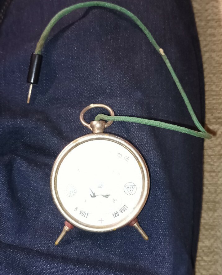 Vintage Voltmeter Ampmeter W&S F