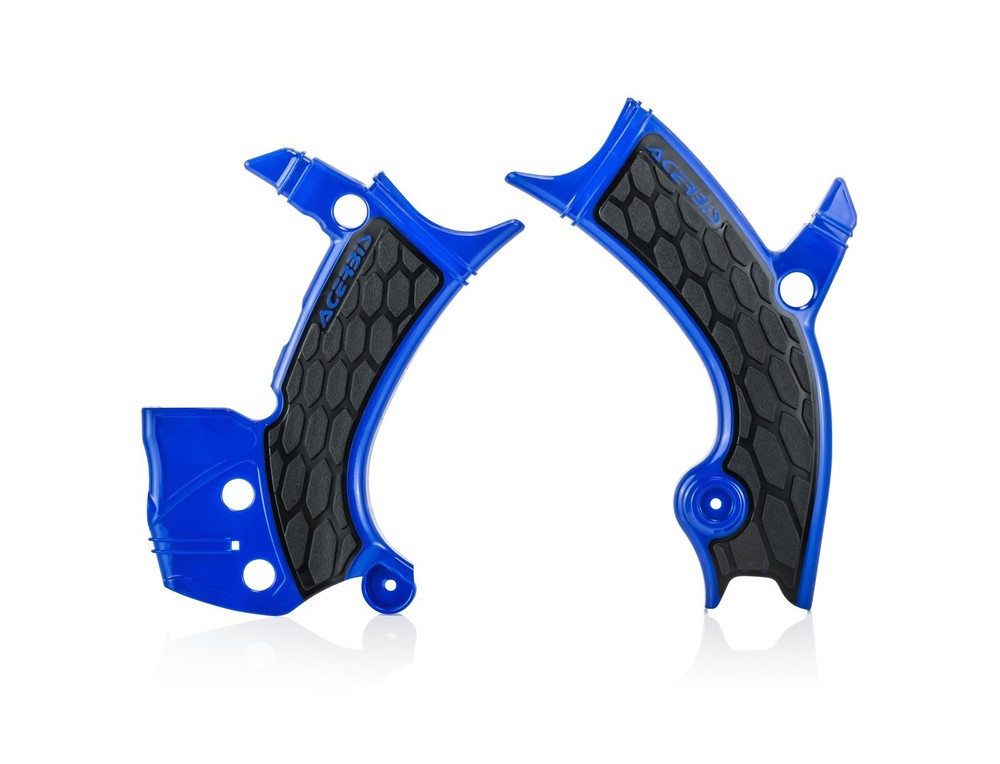 Acerbis 2689411034 X-Grip Frame Guard - Blue/Black