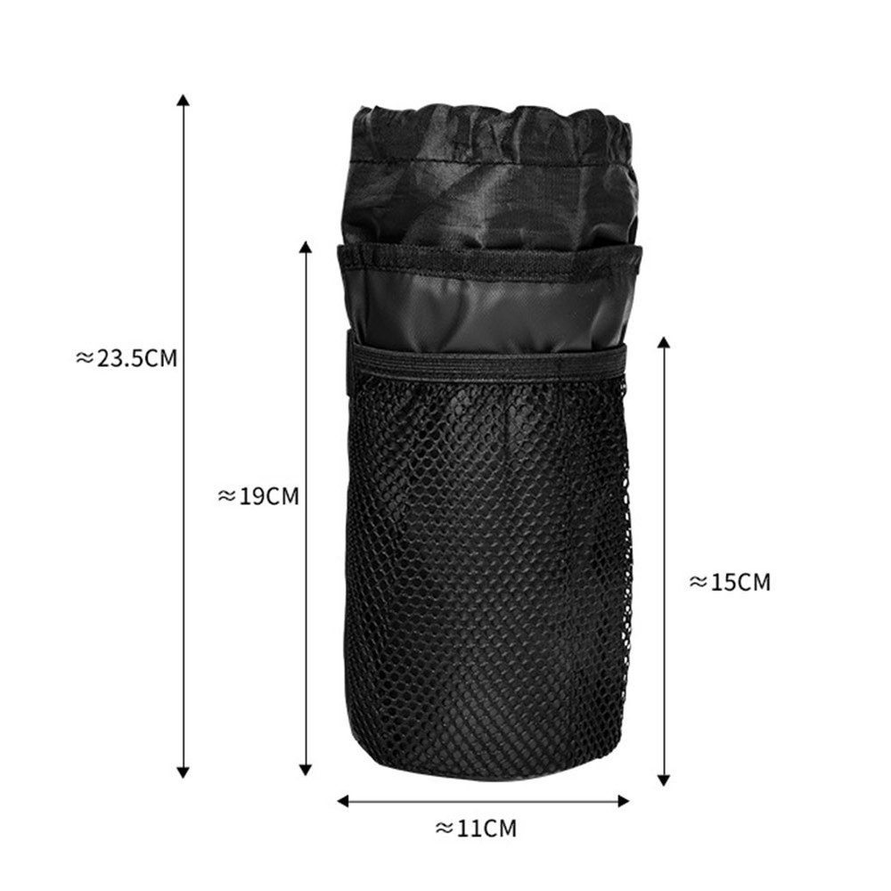 Quick Access and Secure Storage with Drawstring Bike Handlebar Stem Bag