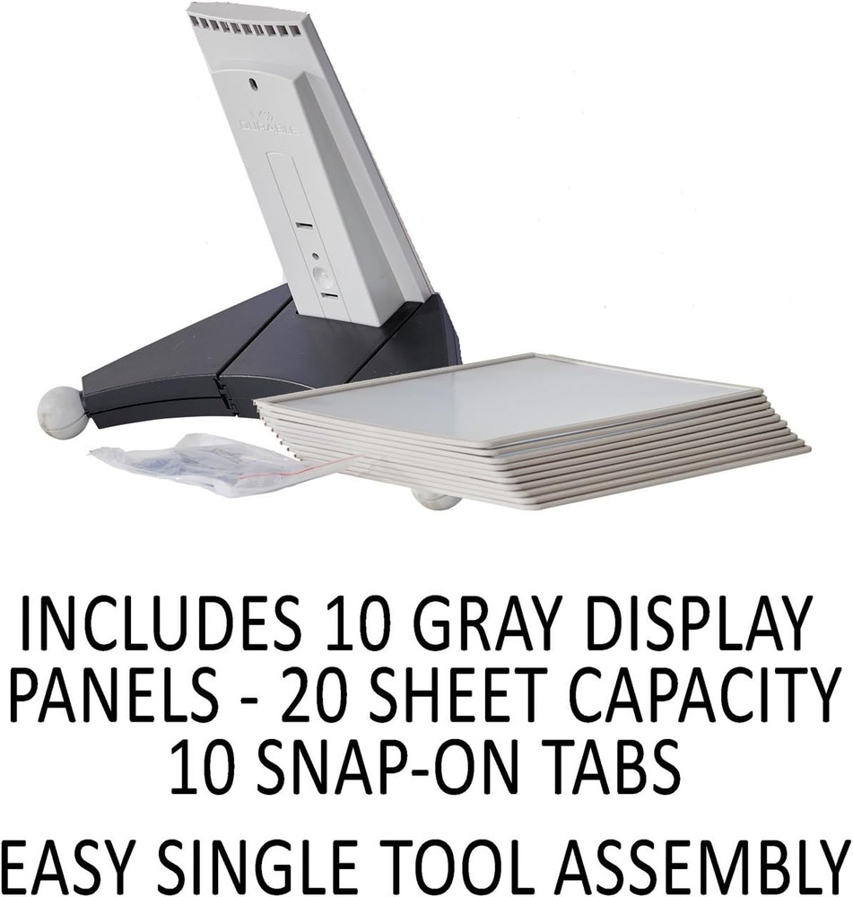 Desktop Reference System with 10 Double-Sided Panels - Letter-Size 8.5" X 11" In