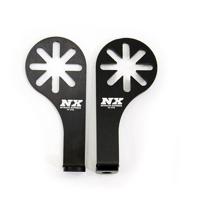 15766 Nitrous Express Solenoid Brackets (Pair) For Coyote W/Boss Manifold