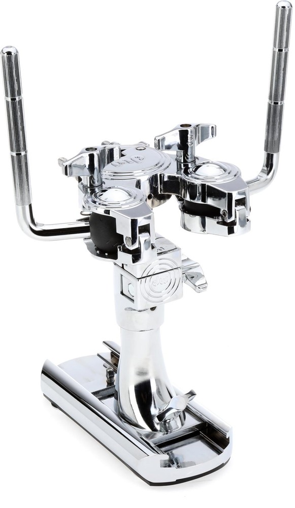 DW Bass Drum Double Tom Mount - Chrome