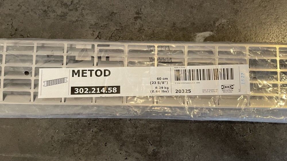 IKEA METHOD 302.214.58 43x9.5 cm Rectangular Ventilation Grille