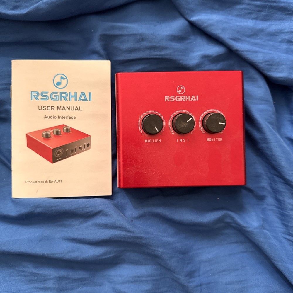 RSGRHAI Audiophile 2x2 USB Audio Interface 