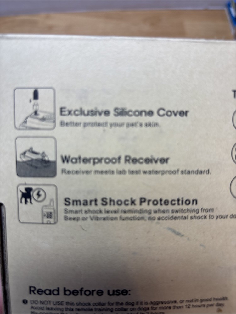 Dimunt Dog Training Collar New Open Box