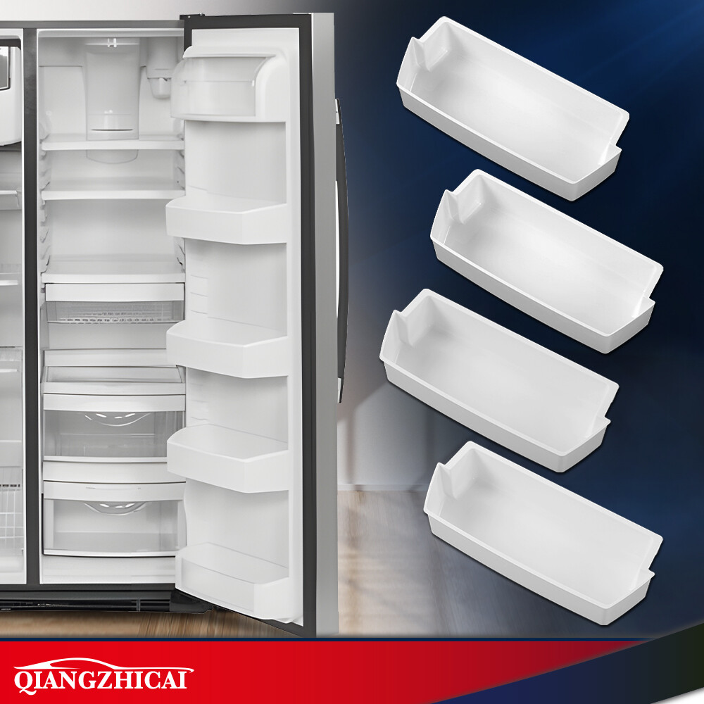 Compatible with Kenmore Whirlpool Refrigerator White Shelf Bin 4 Packs